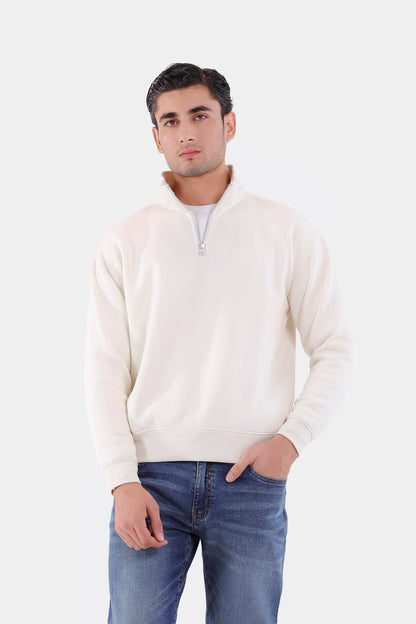 Oversized Quarter Zip Pullover - Cougar Clothing