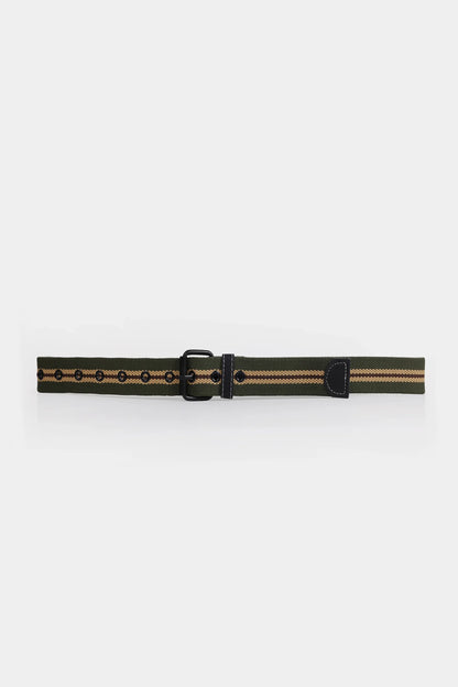 Double Striped Webbing Belt - Cougar Clothing