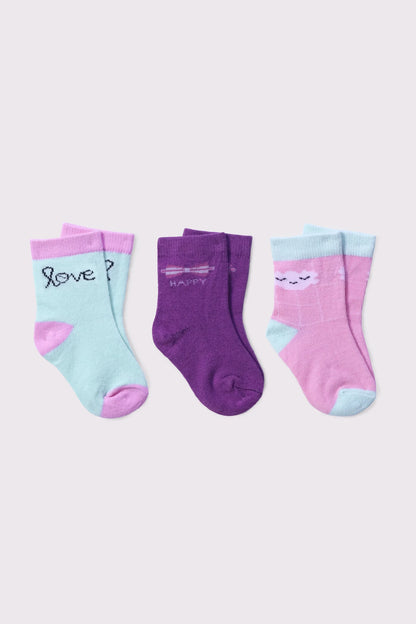 Pack of 3 Short Crew Socks - Cougar Clothing