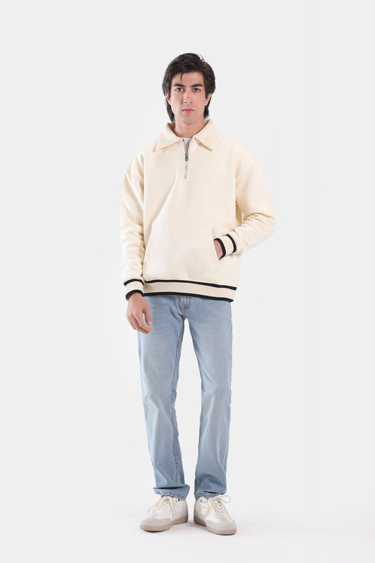 Quarter Zip Fleece Sweatshirt - Cougar Clothing