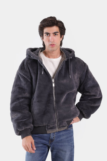 Double Sided Hooded Jacket - Cougar Clothing