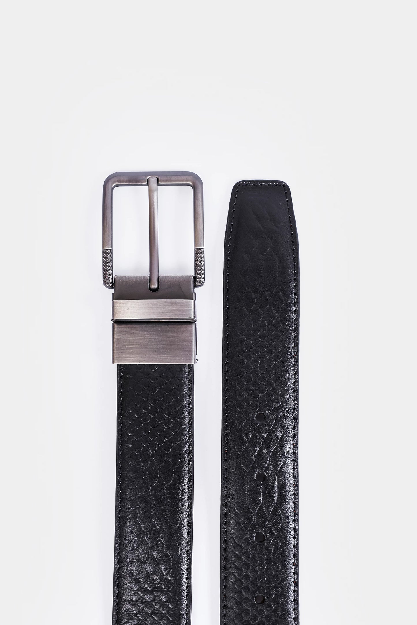 Textured Reversible Belt - Cougar Clothing