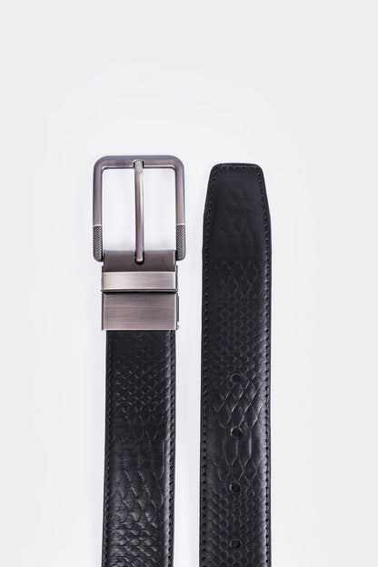 Textured Reversible Belt - Cougar Clothing