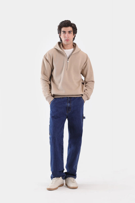 Quarter Zip Fleece Hoodie - Cougar Clothing