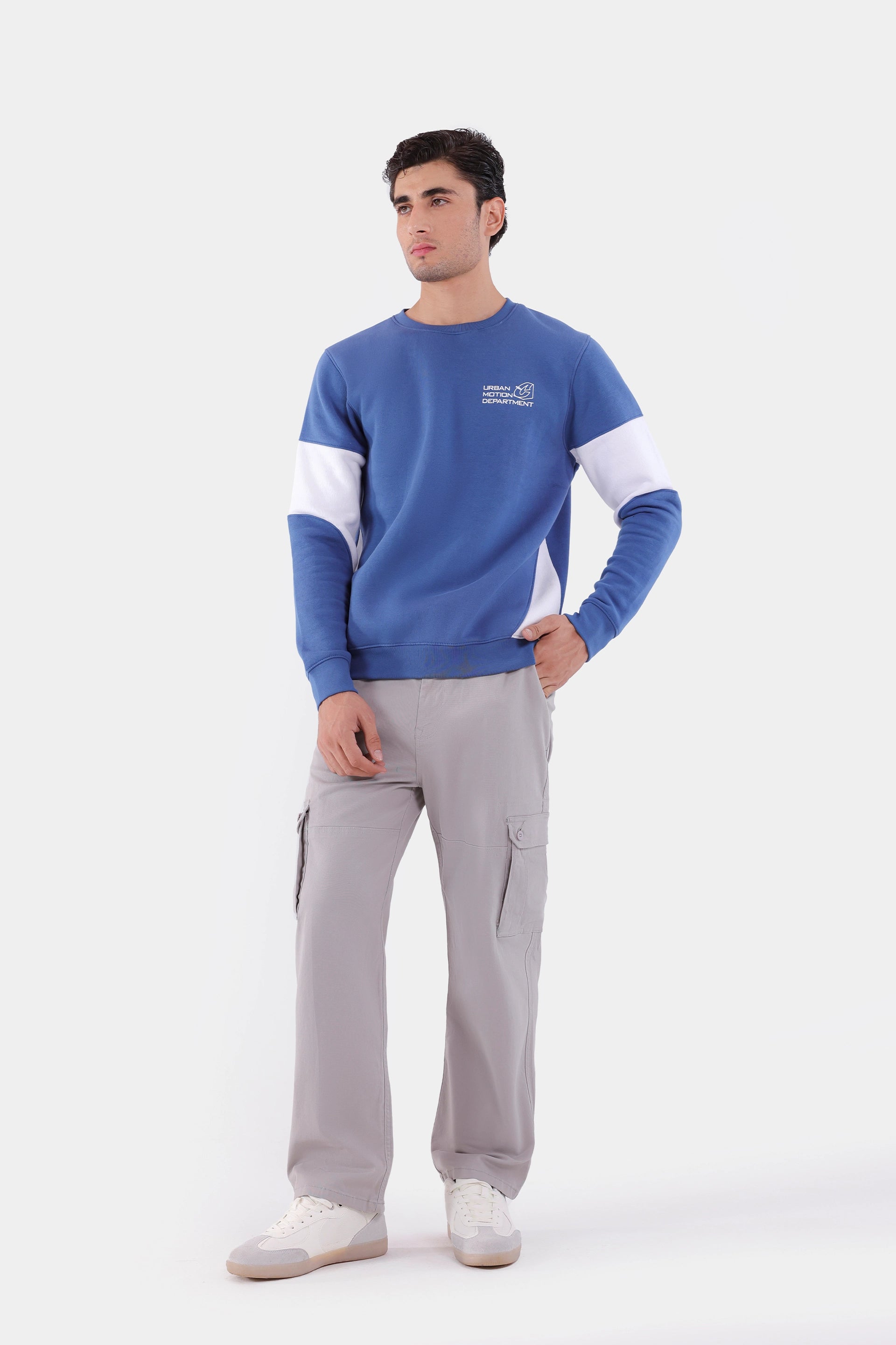 Paneled Fleece Sweatshirt - Cougar Clothing