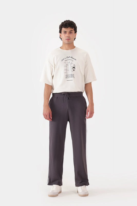 Straight Fit Striped Trousers - Cougar Clothing