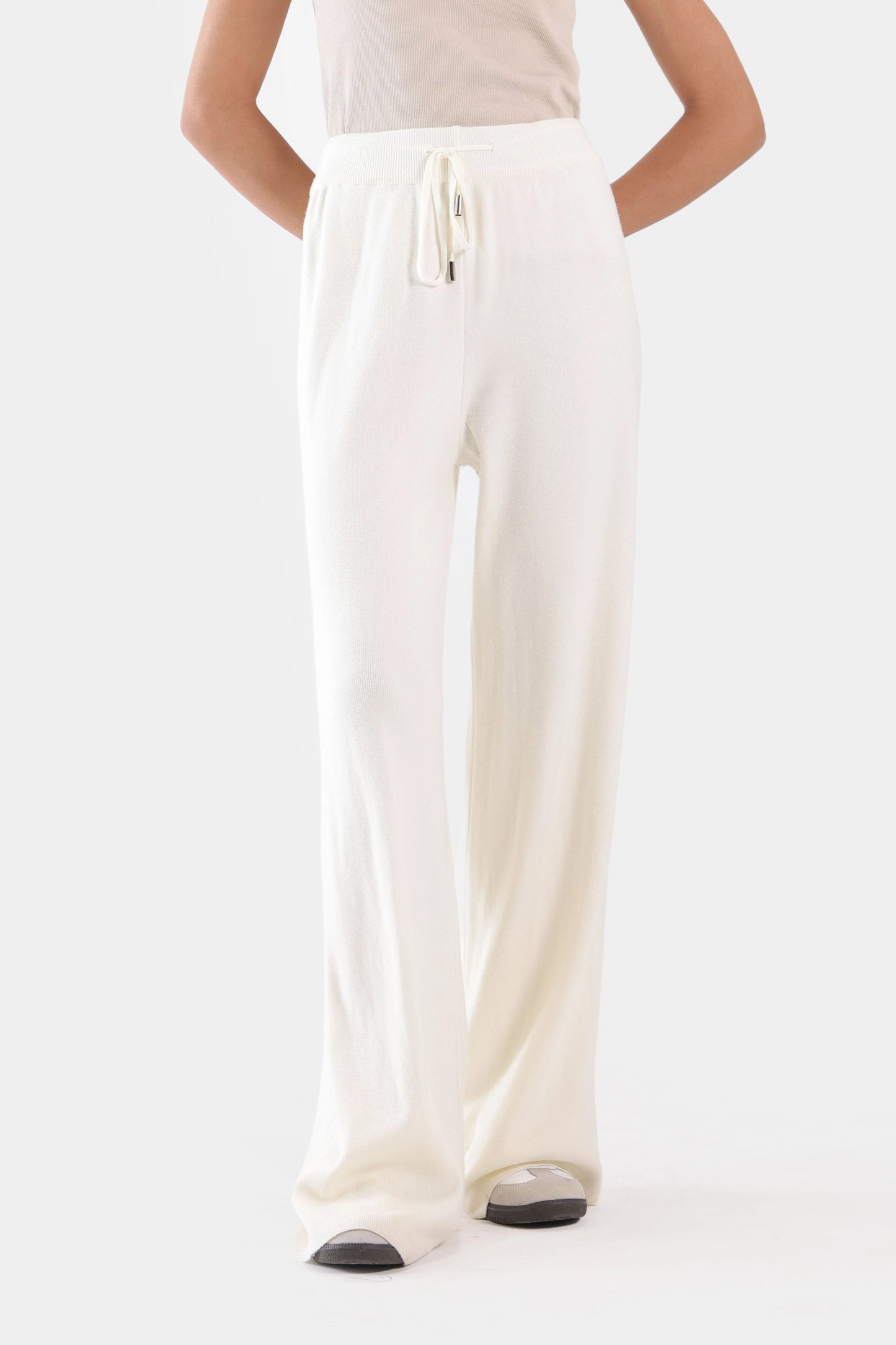 Soft Yarn Blend Knit Trousers - Cougar Clothing