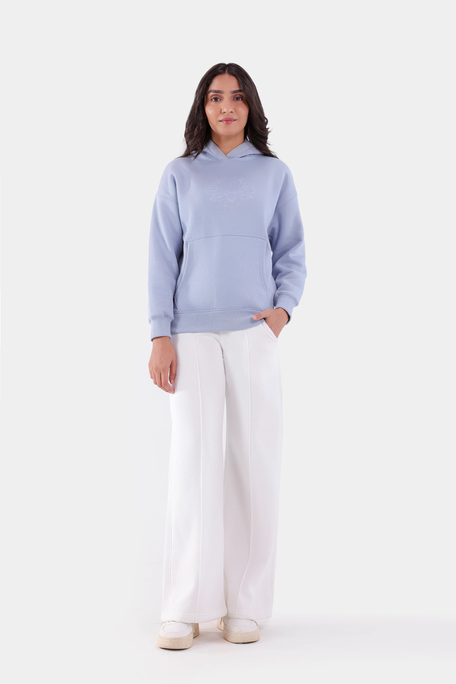 Embroidered Pullover Hoodie - Cougar Clothing