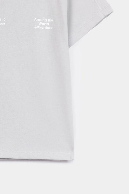 Text Printed T-Shirt - Cougar Clothing