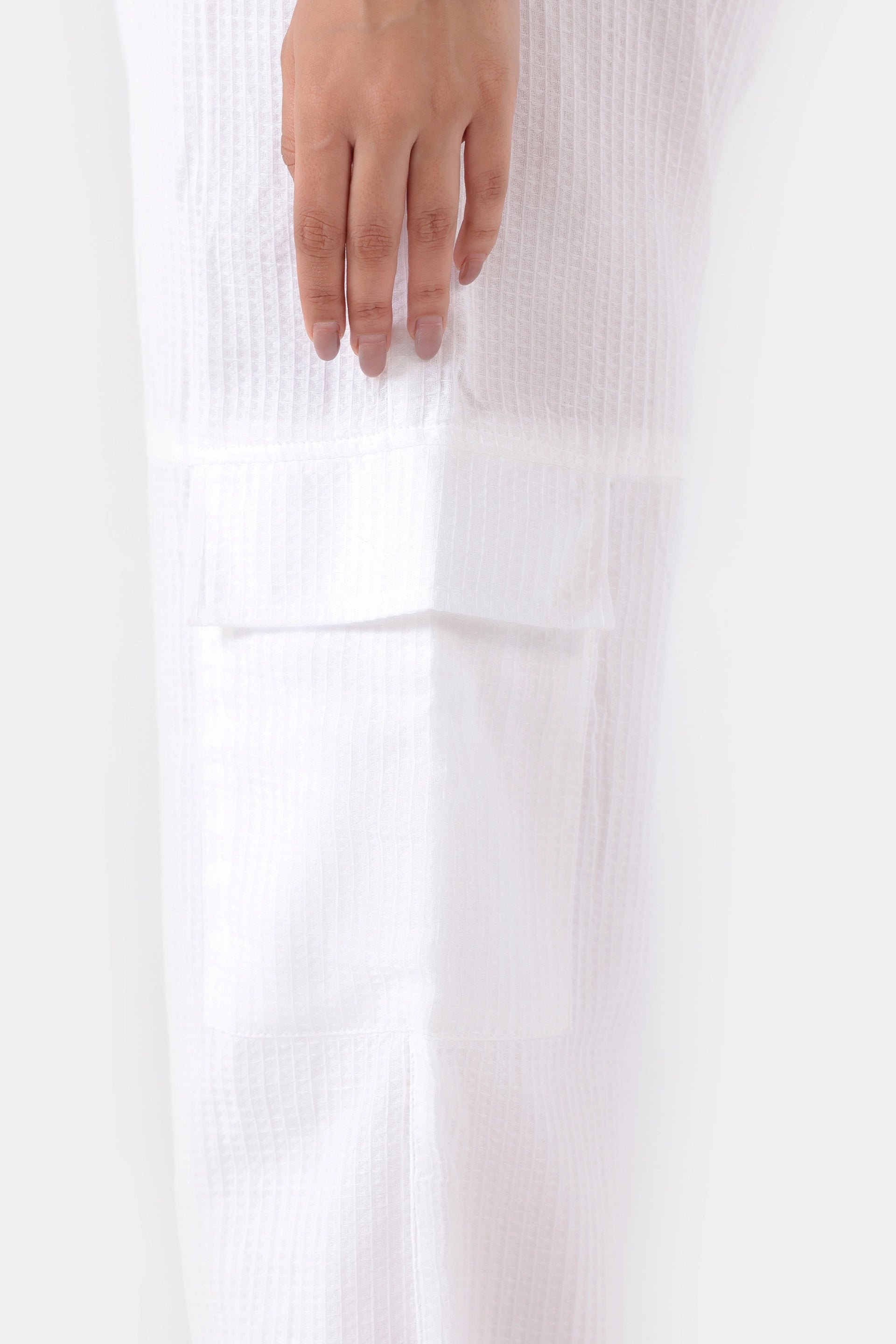 Cargo Waffled Trousers - Cougar Clothing