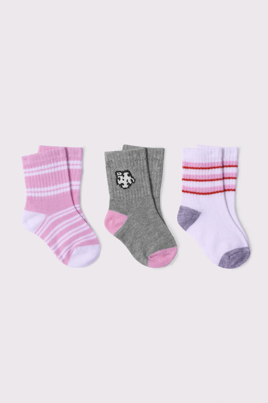 Pack of 3 Crew Socks - Cougar Clothing