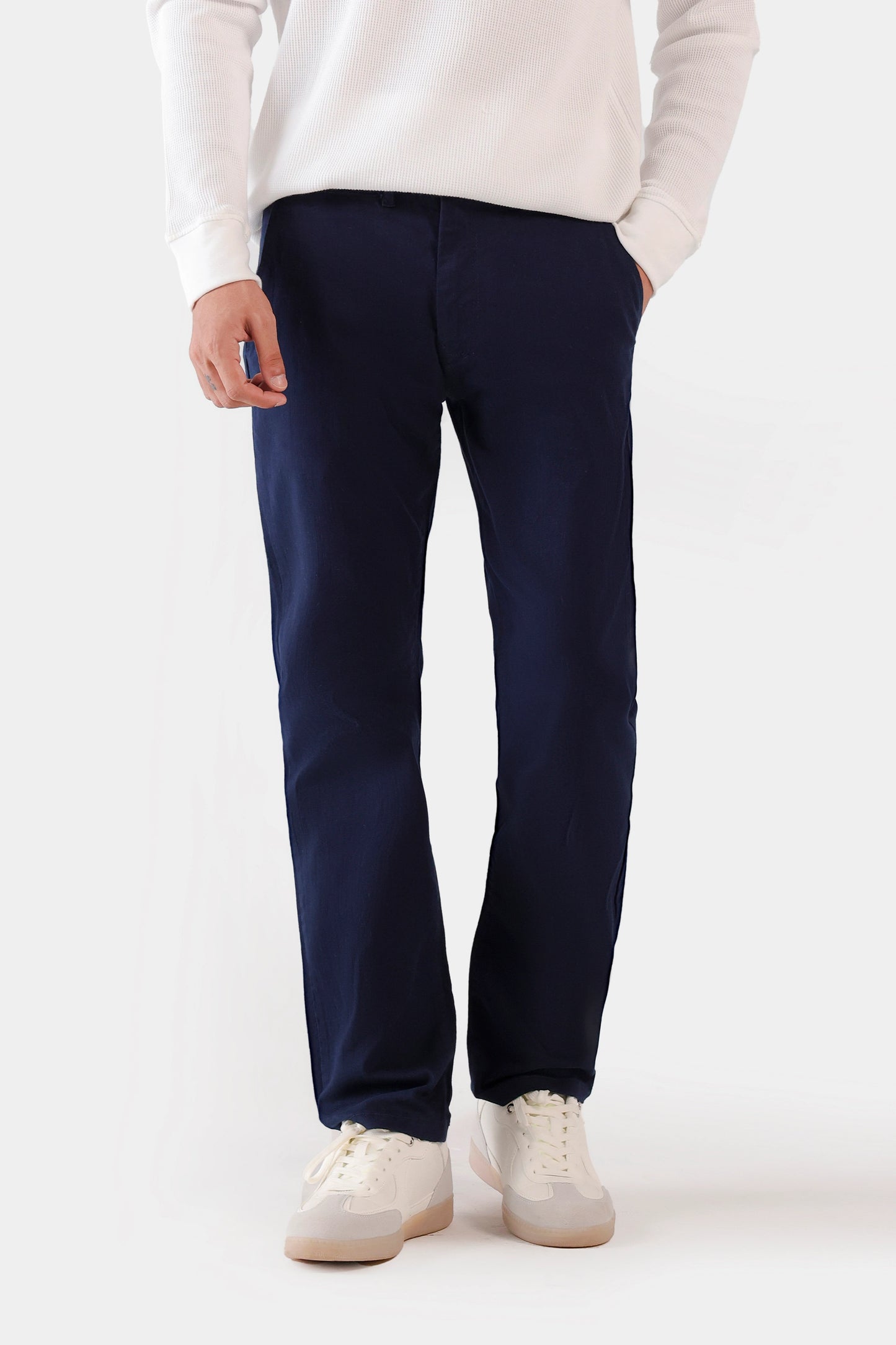 Slim Fit Twill Chino Pants - Cougar Clothing