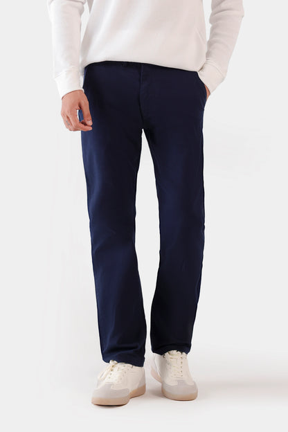 Slim Fit Twill Chino Pants - Cougar Clothing