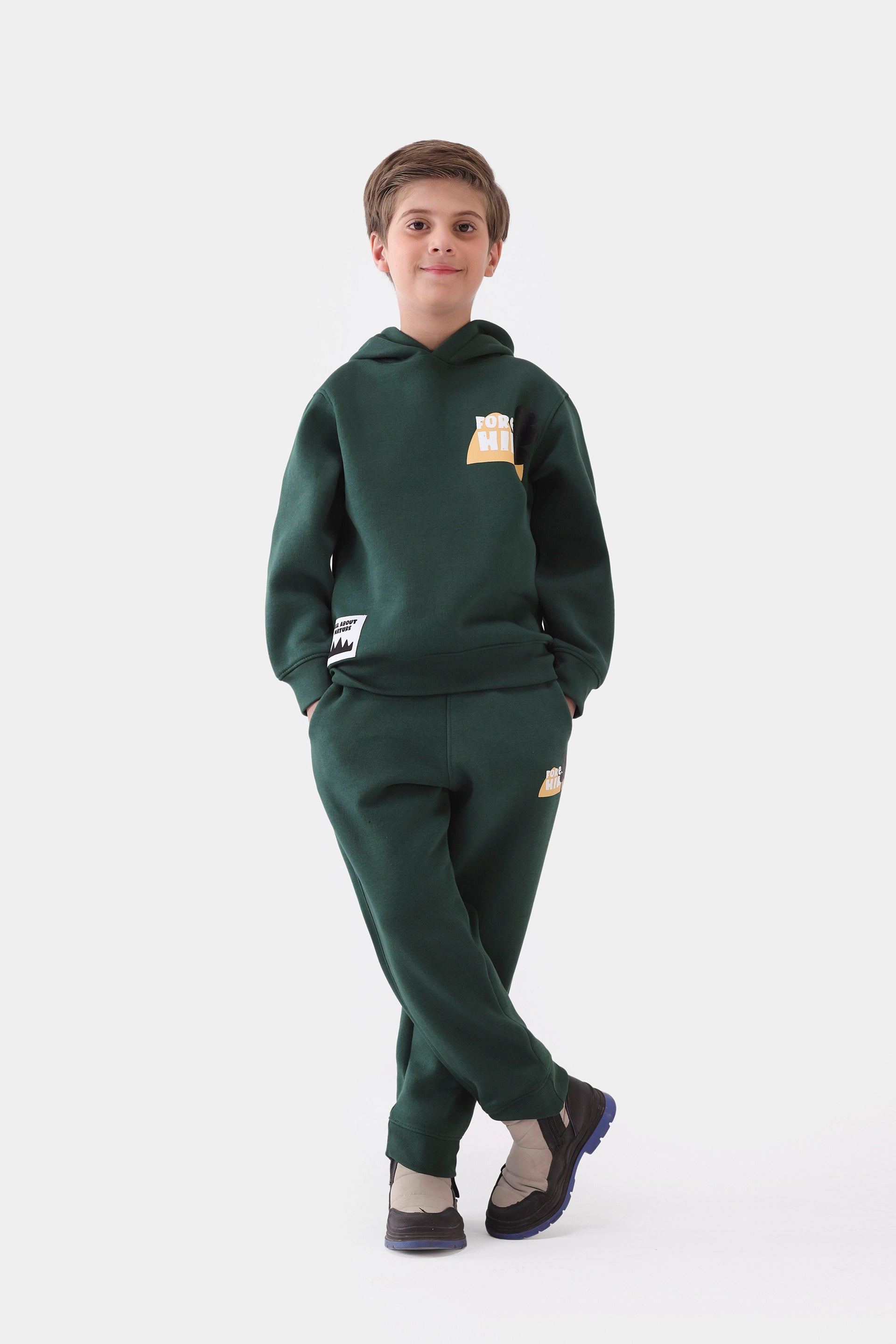 Printed Brushed-Inside Trousers - Cougar Clothing