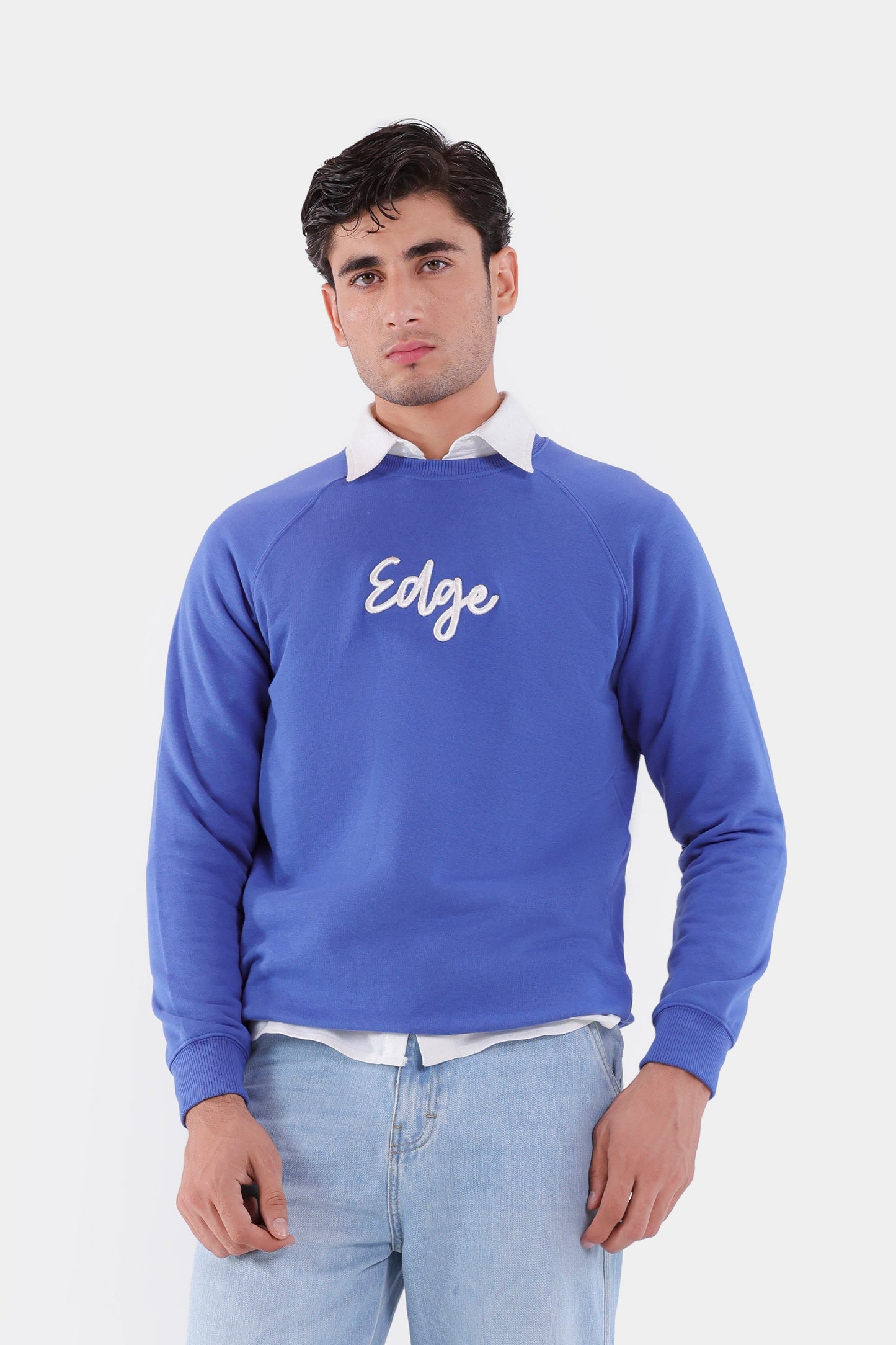 Relaxed Fit Terry Sweatshirt - Cougar Clothing