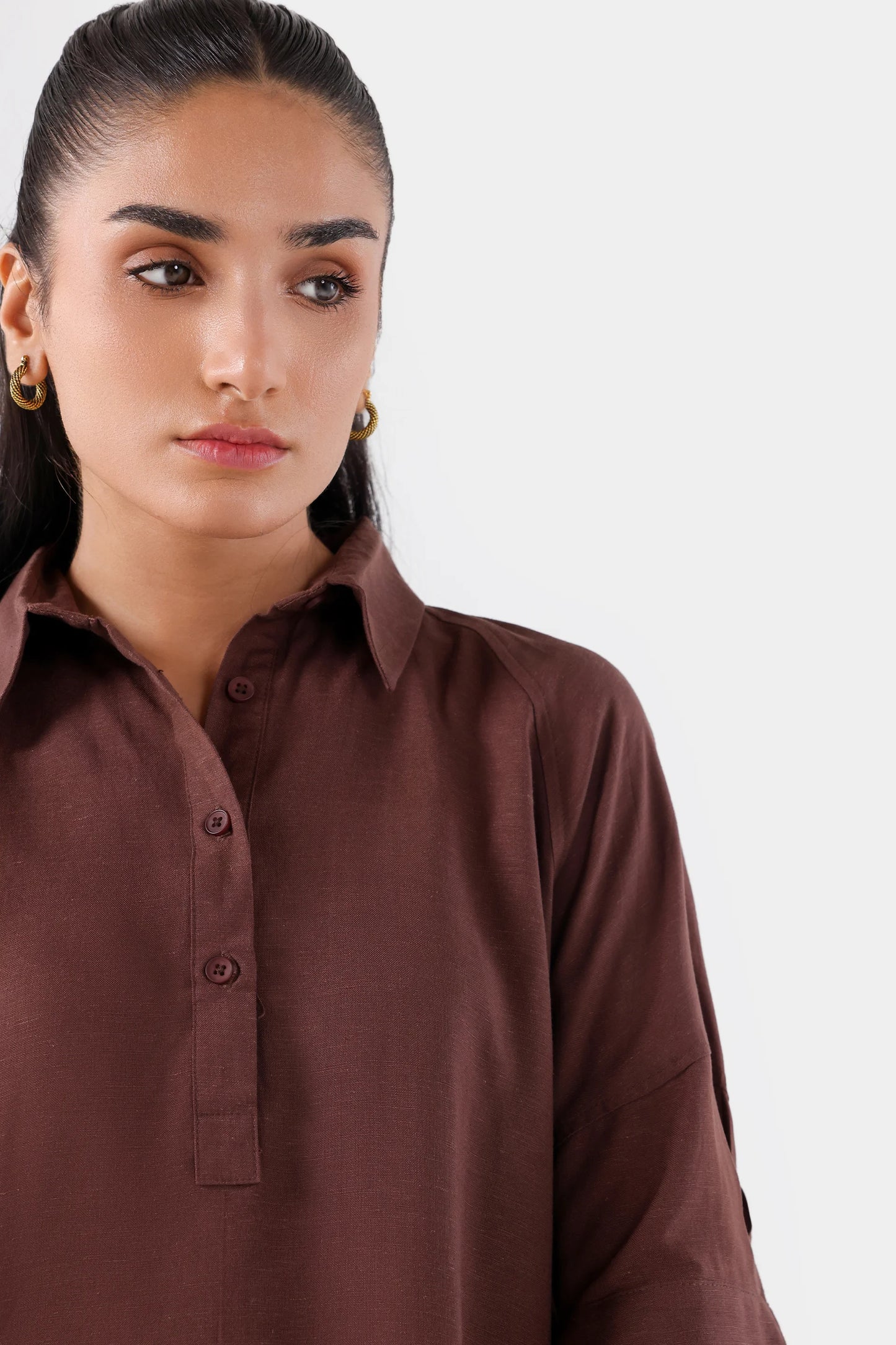 Textured Raglan Top - Cougar Clothing