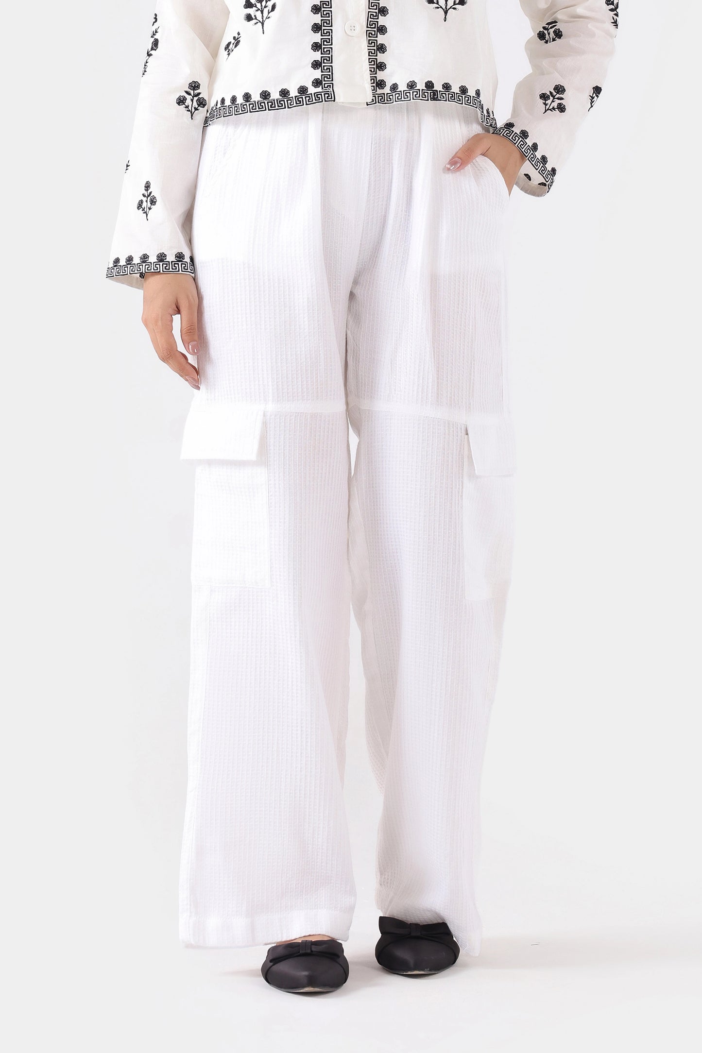Cargo Waffled Trousers - Cougar Clothing