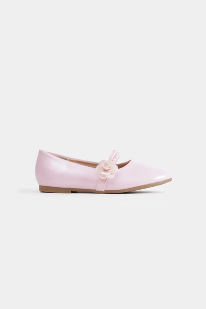 Rosette Pearl Ballet Flats - Cougar Clothing