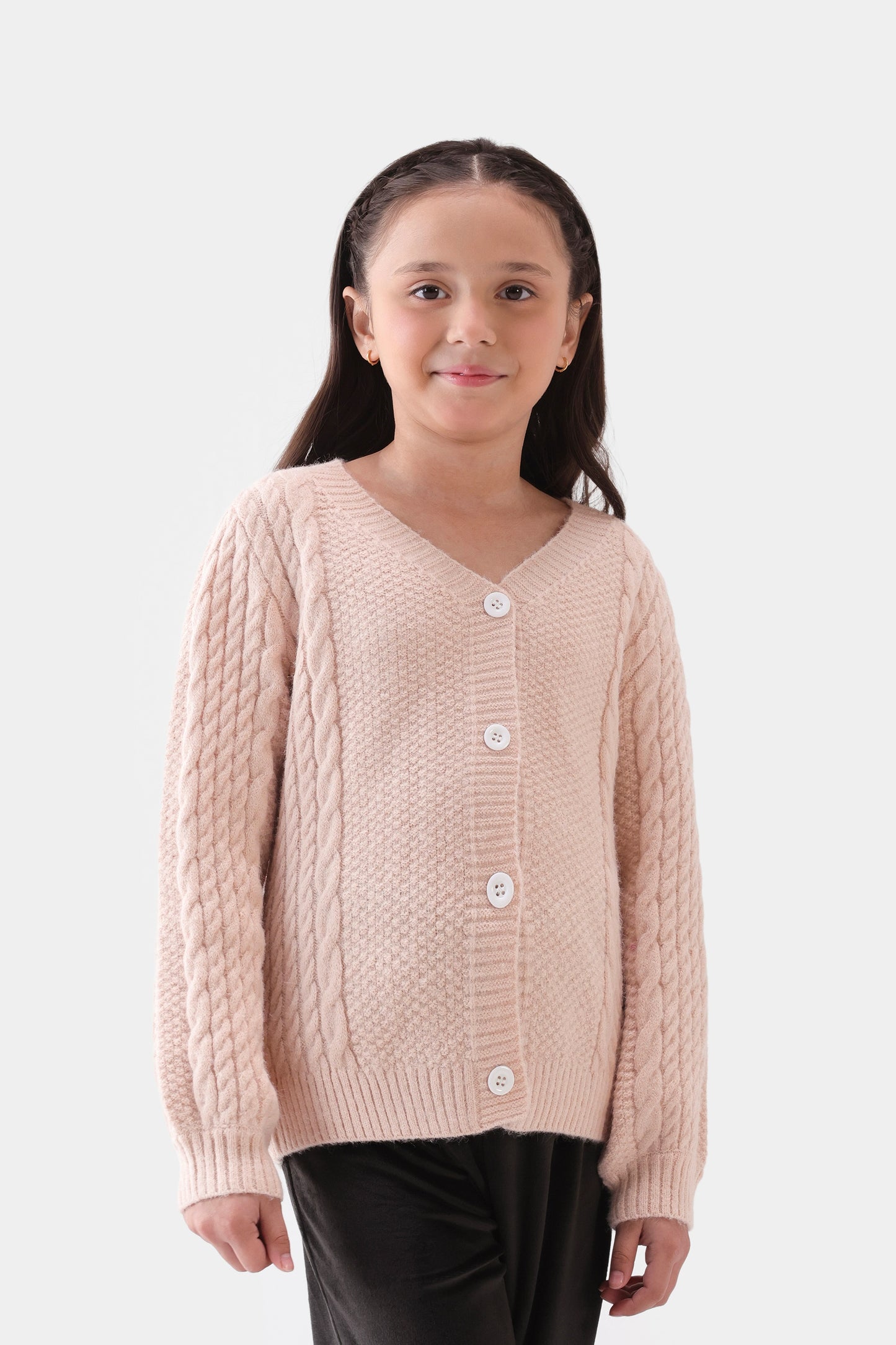 Cable Knit Cardigan - Cougar Clothing