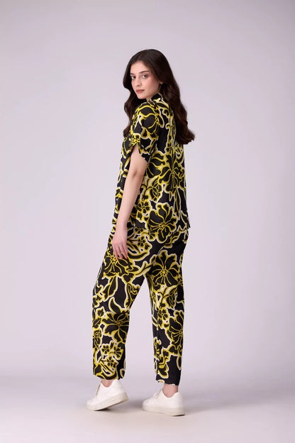 All Over Printed Silk Culottes - Cougar Clothing