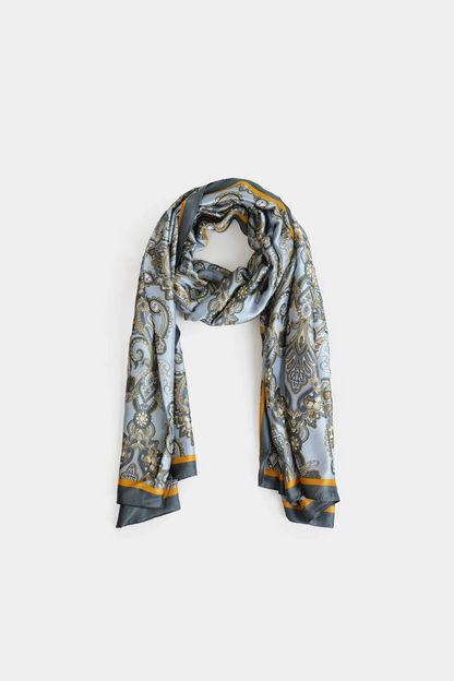 Silk Printed Scarf - Cougar Clothing