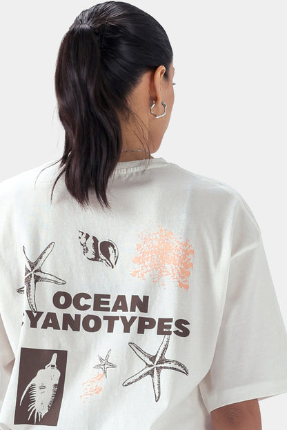 Ocean Cyanotypes Tee - Cougar Clothing