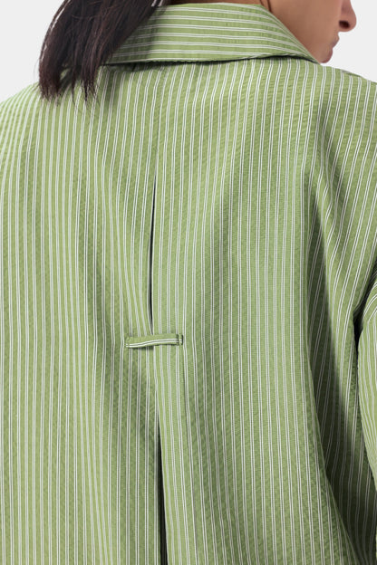 Pin-Striped Oversized Shirt - Cougar Clothing