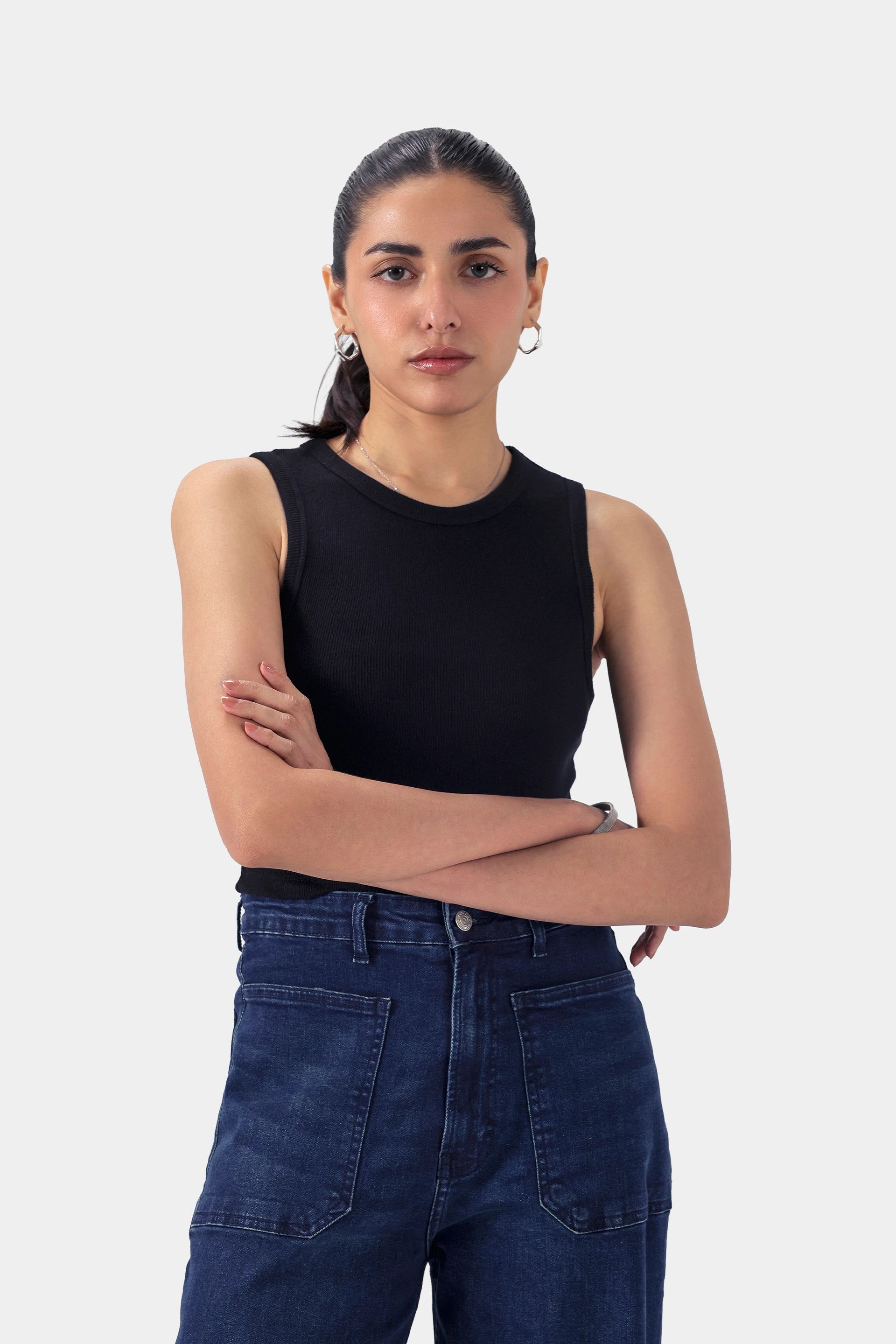Scoop Neck Tank Top - Cougar Clothing