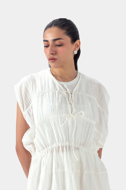 Drawstring-Detail Dress - Cougar Clothing