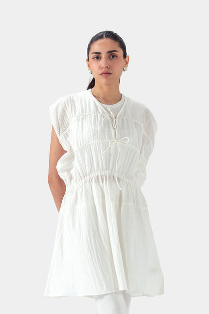 Drawstring-Detail Dress - Cougar Clothing