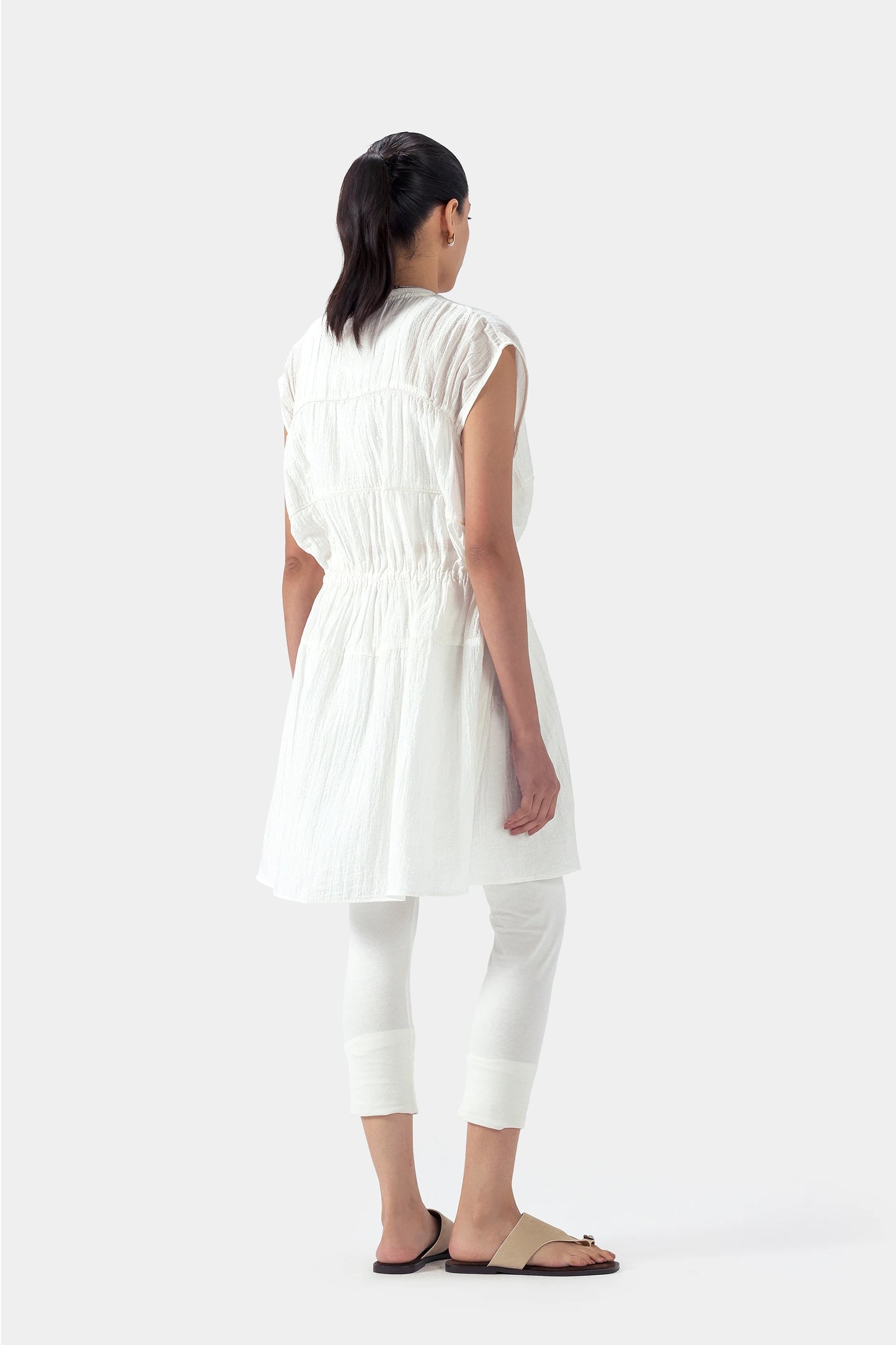 Drawstring-Detail Dress - Cougar Clothing