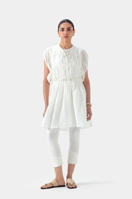 Drawstring-Detail Dress - Cougar Clothing