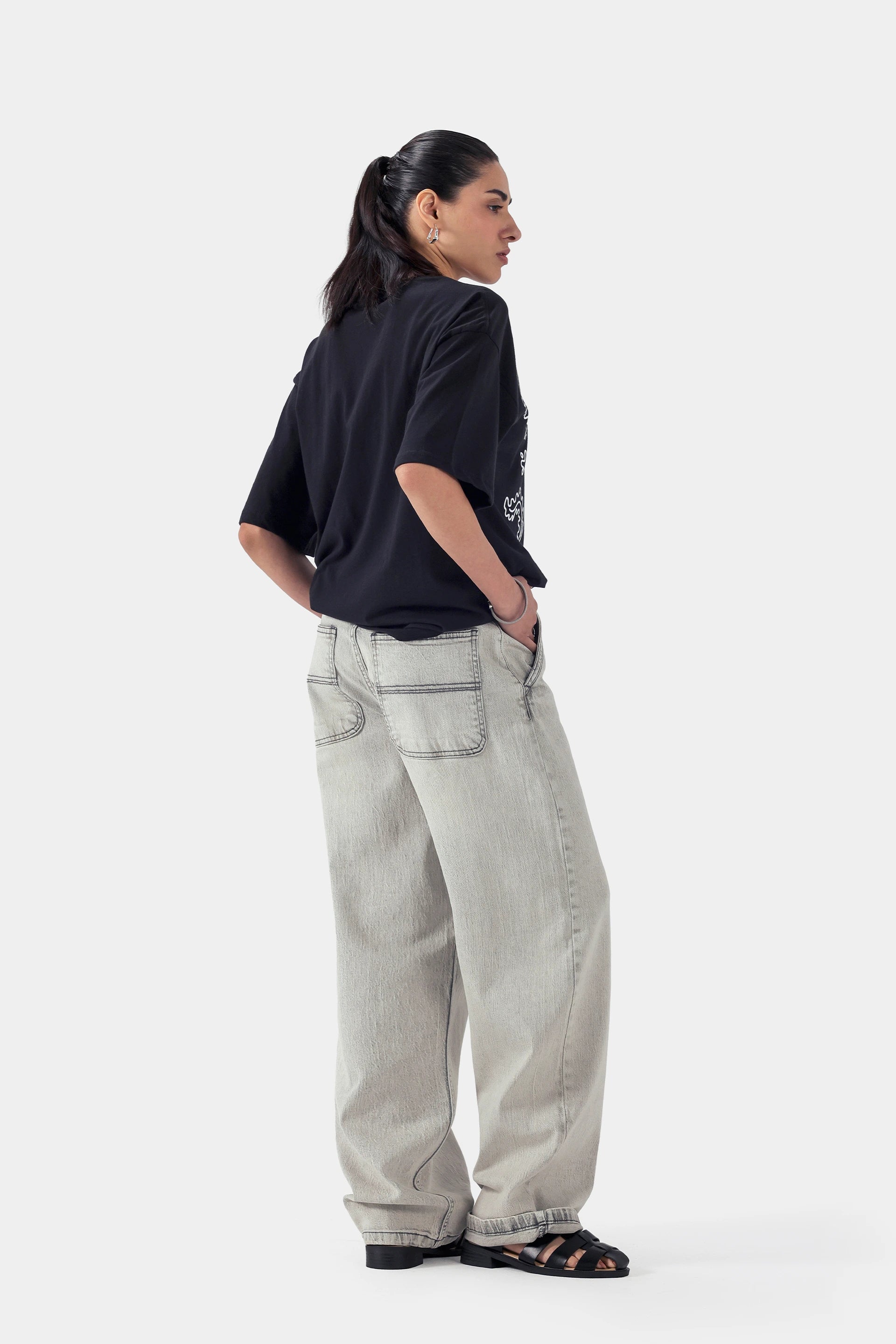 Baggy Balloon Jeans - Cougar Clothing