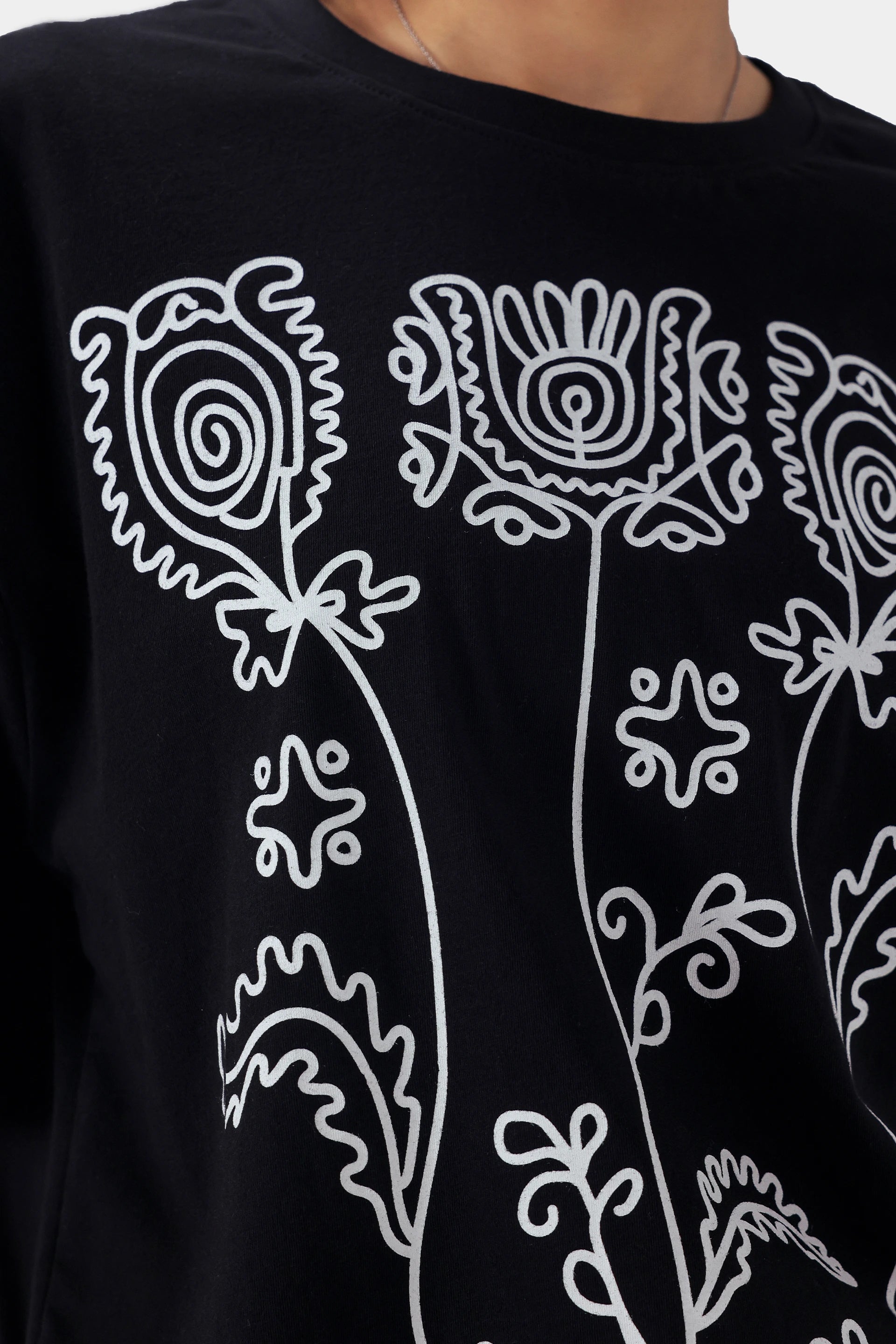 Floral Printed Jersey T-Shirt - Cougar Clothing