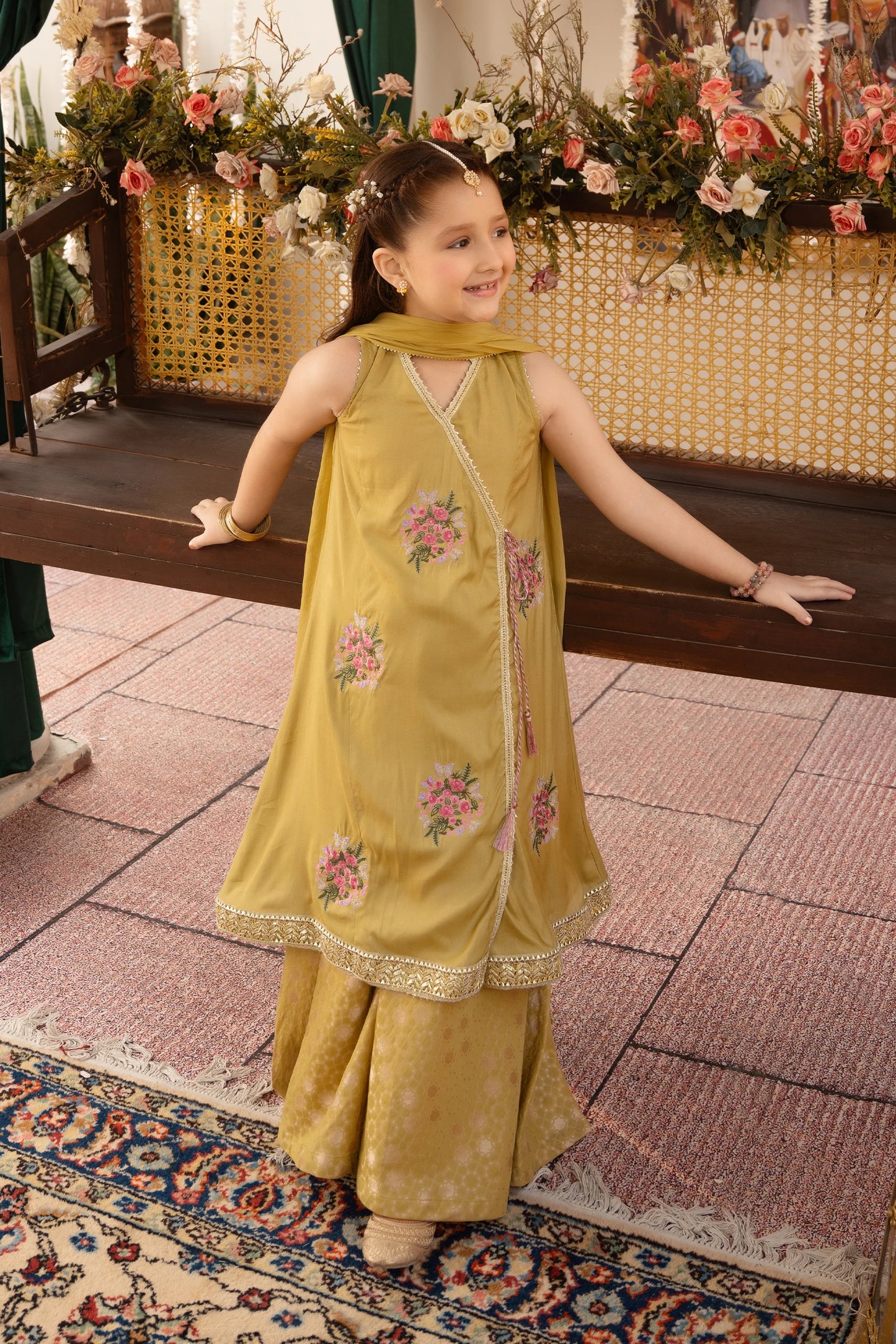 Embroidered Sharara Set - Cougar Clothing