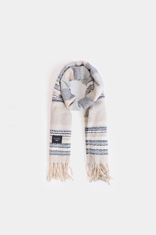 Striped Knitted Shawl - Cougar Clothing