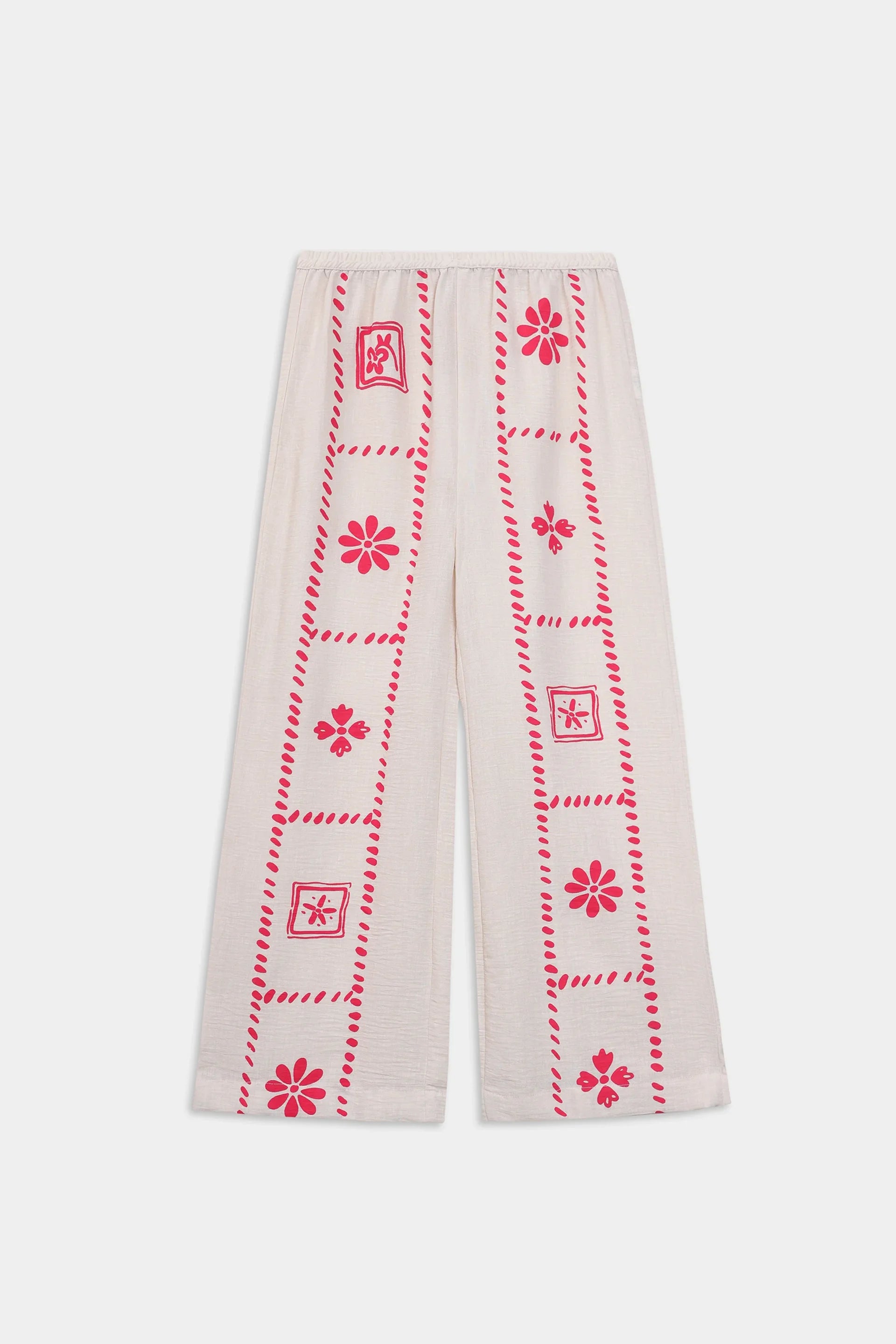 Wide Leg Pleated Trousers - Cougar Clothing