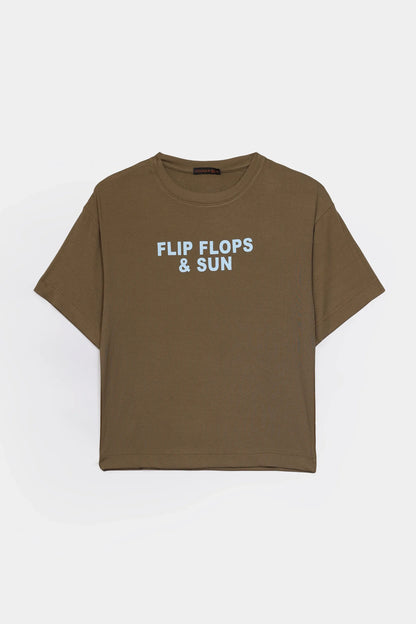 Flip Flops T-Shirt - Cougar Clothing