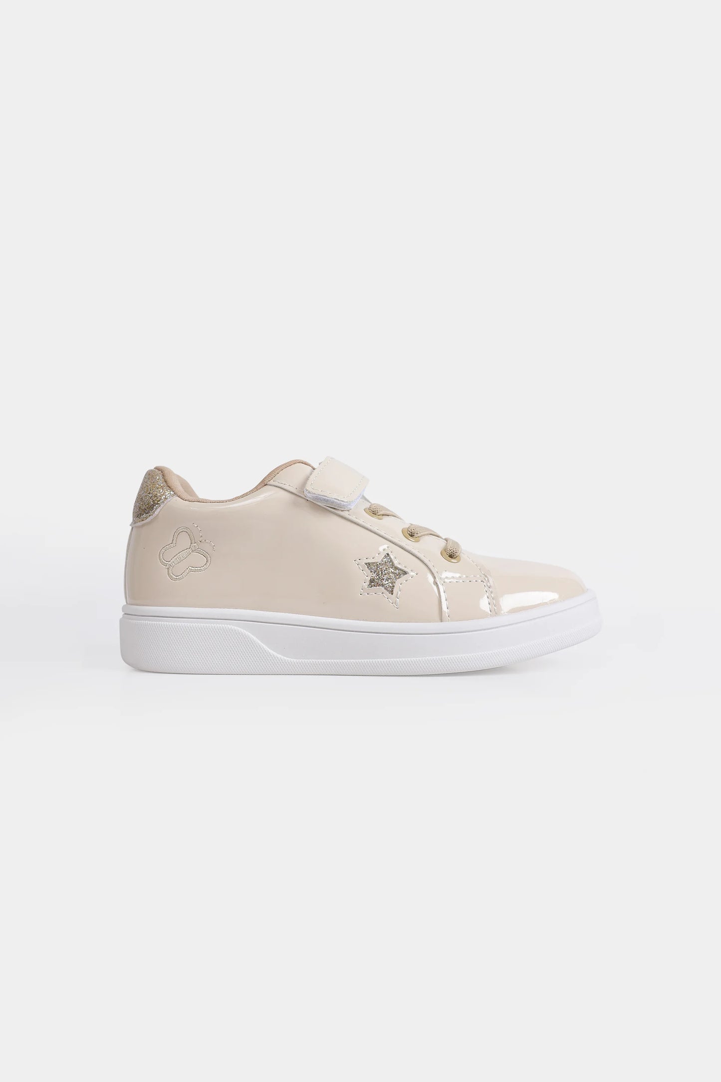 Velcro Glossy Sneakers - Cougar Clothing