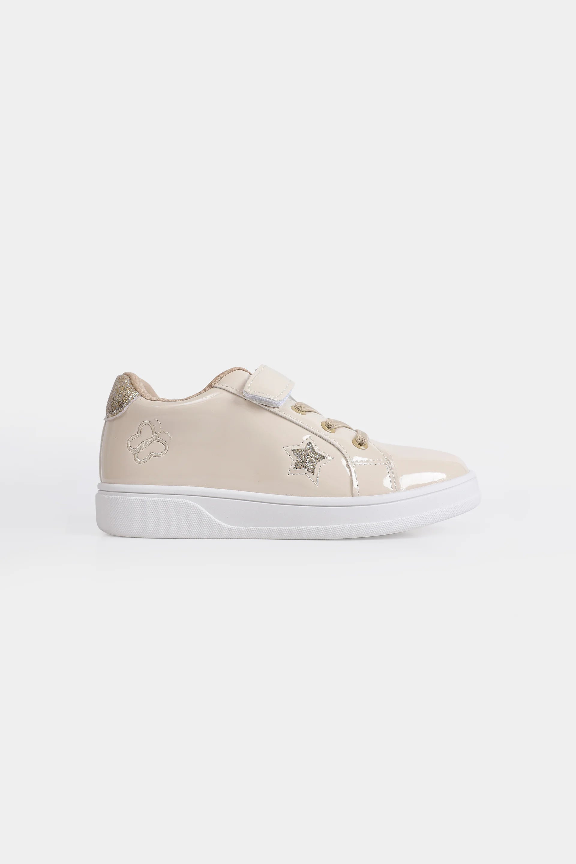 Velcro Glossy Sneakers - Cougar Clothing