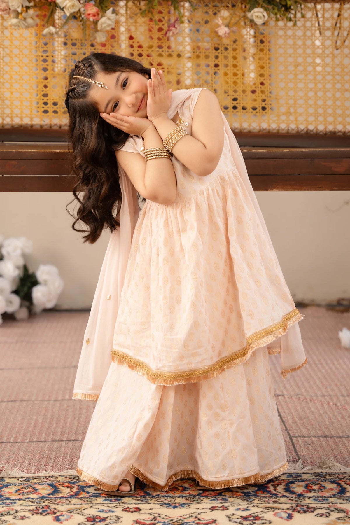 Jamawar Lehenga Set - Cougar Clothing