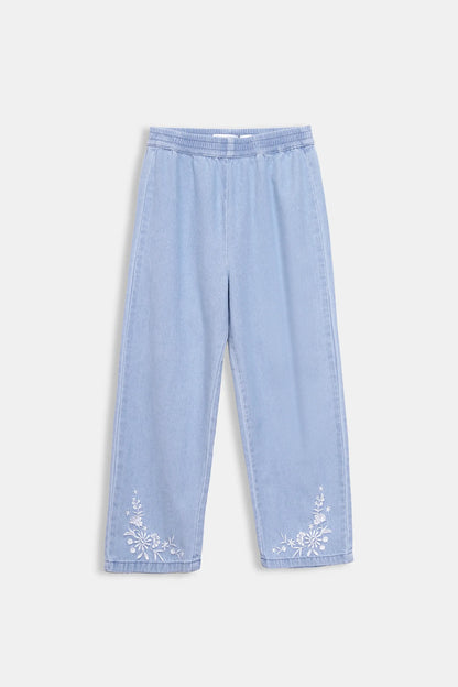 Embroidered Jeans - Cougar Clothing