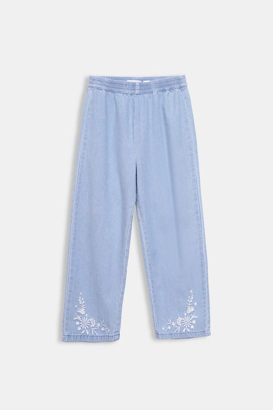 Embroidered Jeans - Cougar Clothing