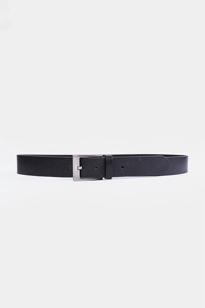 Textured Leather Belt