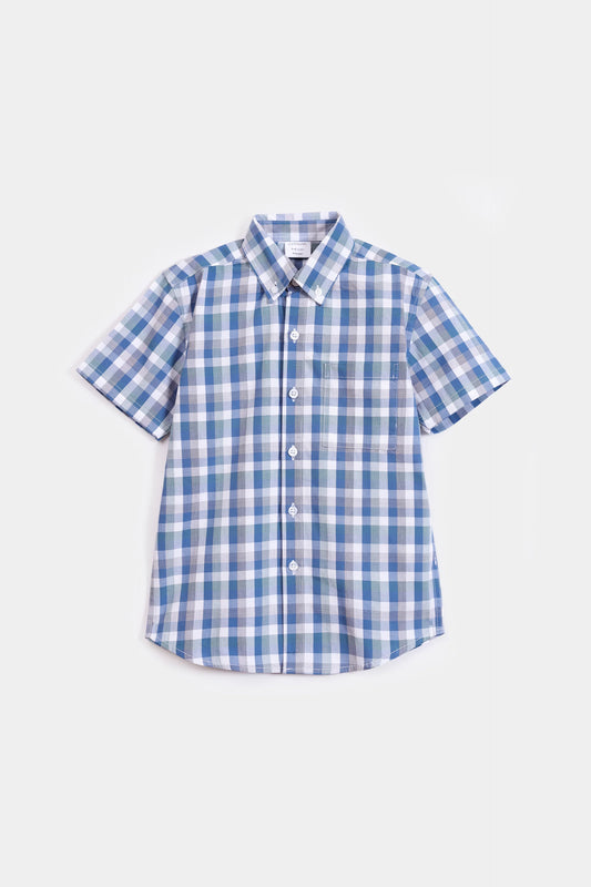 Button Down Checkered Shirt - Cougar Clothing