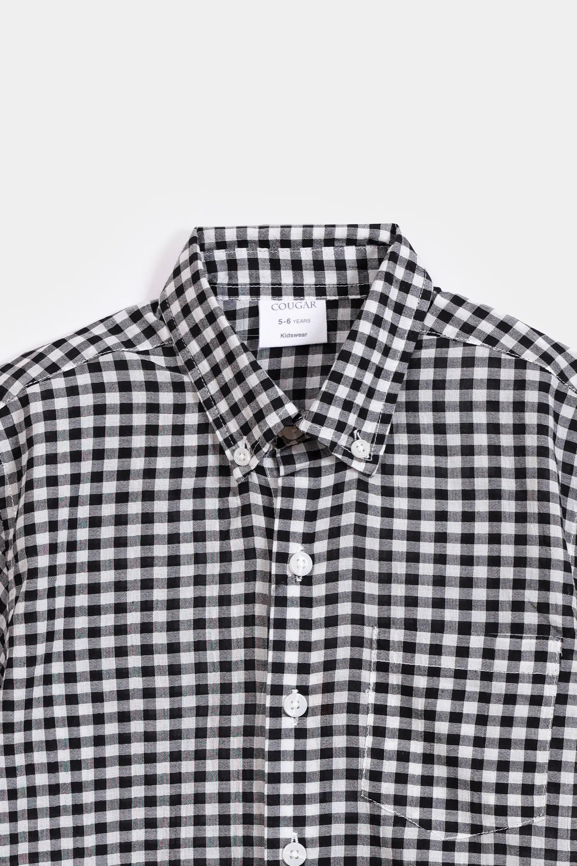 Button Down Checkered Shirt - Cougar Clothing