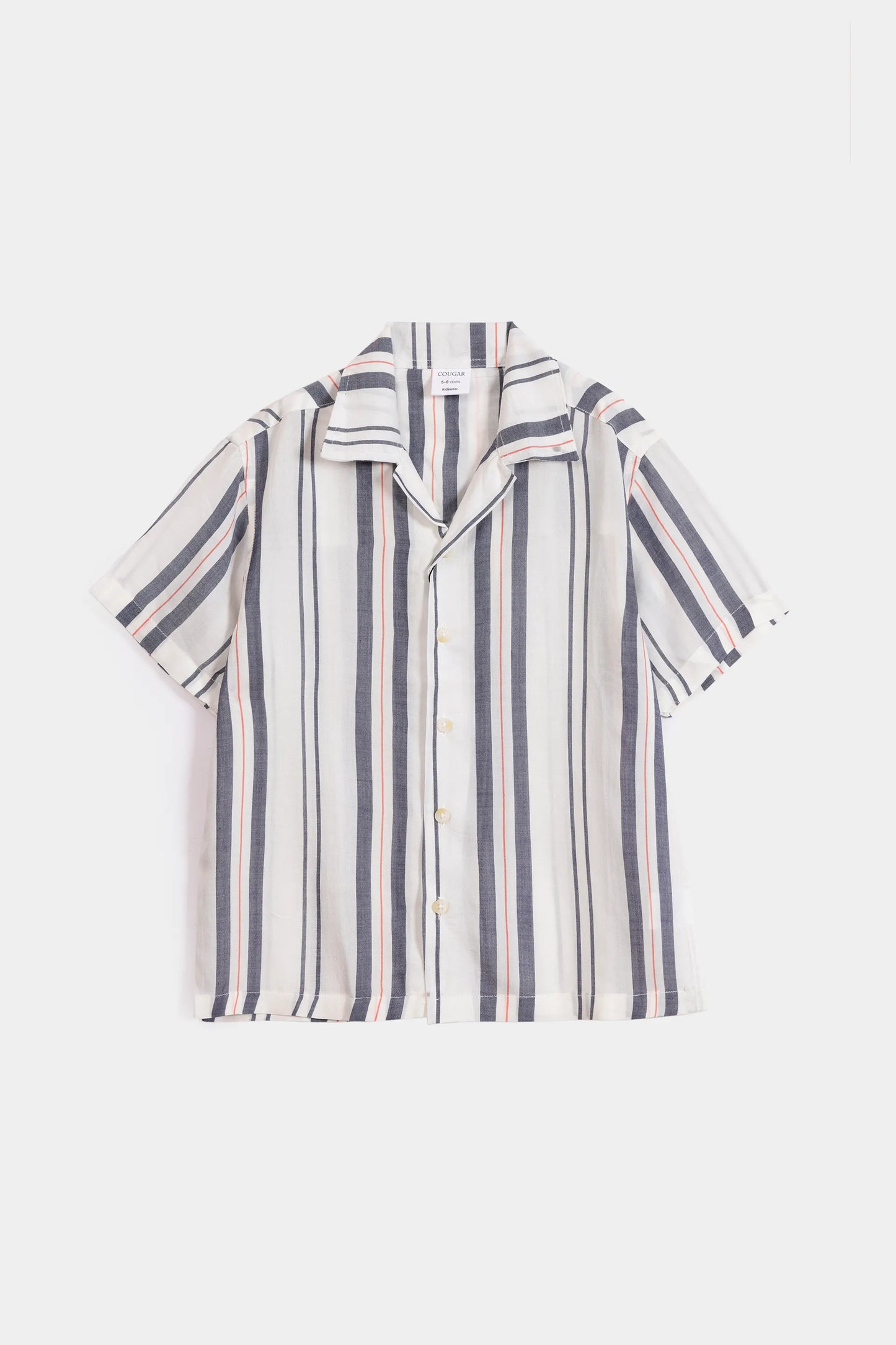 Resort Collar Striped Shirt - Cougar Clothing