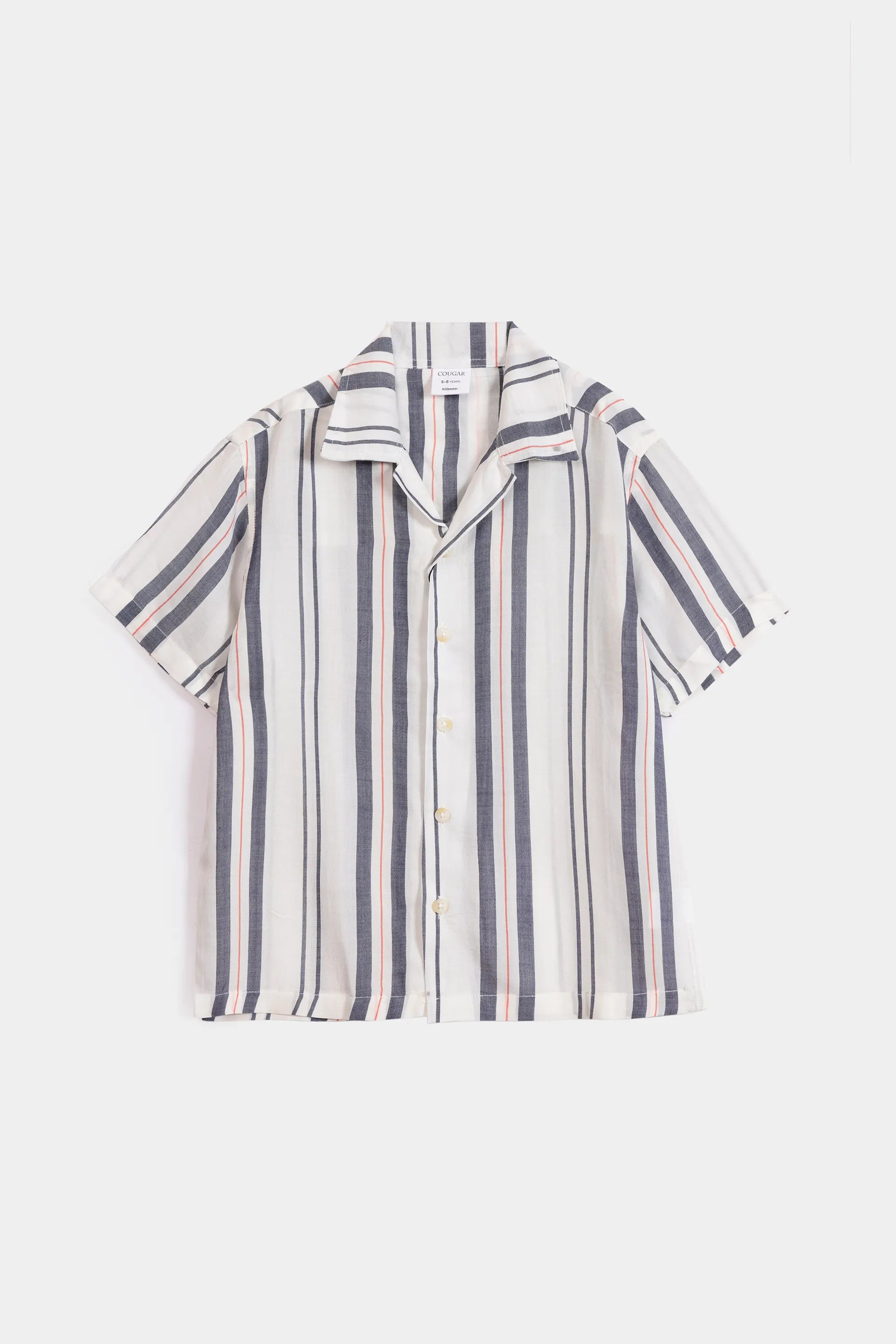 Resort Collar Striped Shirt - Cougar Clothing