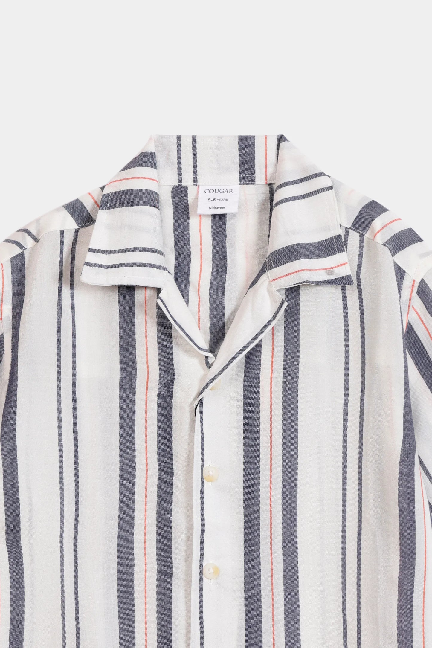 Resort Collar Striped Shirt - Cougar Clothing