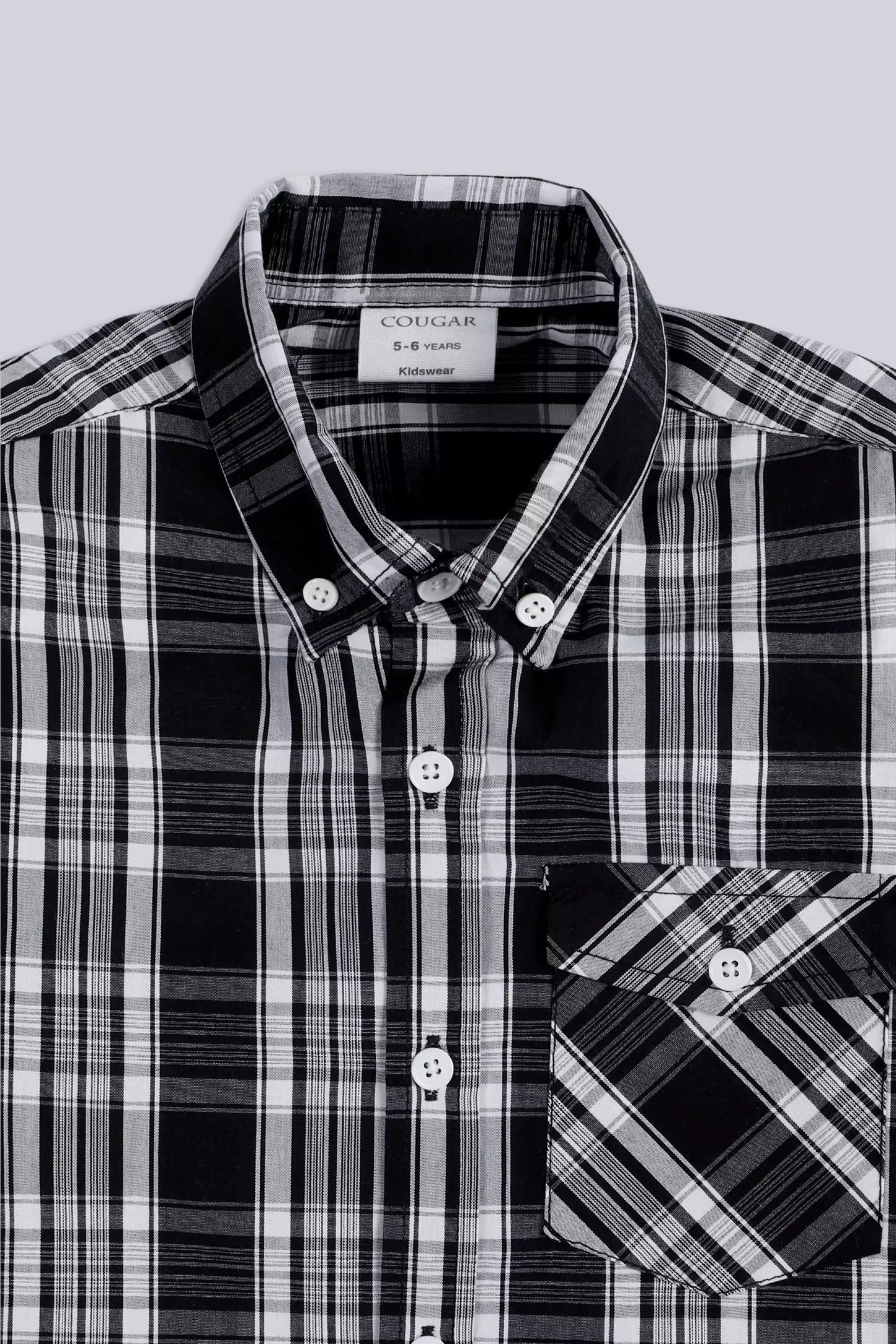 Button-Down Checkered Shirt - Cougar Clothing